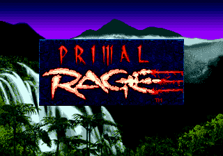 Primal Rage (USA, Europe) Title Screen